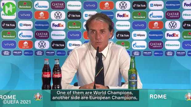 Roberto Mancini believes Italy not favourites but warns best yet to come